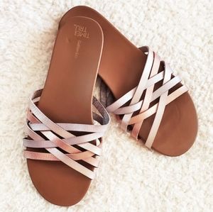 Metallic Sandals